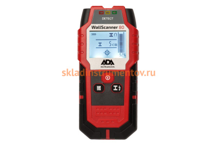 Детектор проводки ADA Wall Scanner 80 А00466