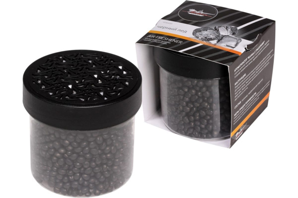 Ароматизатор Airline Банка с гранулами, черный лед AFBA095