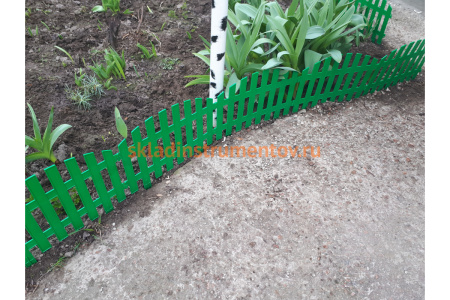 Декоративный забор GRINDA АР ДЕКО 28х300 см, зеленый 422203-G