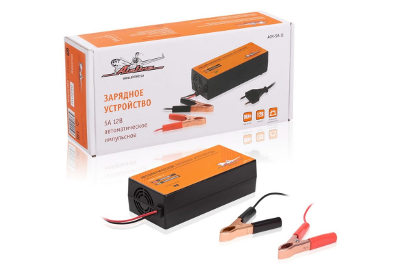 Автоматическое зарядное устройство 5А, 12В, импульсное Airline ACH-5A-11