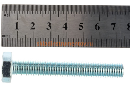 Болт ЗУБР ГОСТ 7798-70, M10 x 70 мм, 3 шт, кл. пр. 5.8, оцинкованный, 303086-10-070
