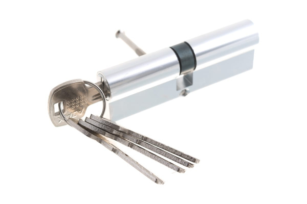 Цилиндровый механизм AJAX AX200/90 mm 40+10+40 CP хром 5 кл. 40215