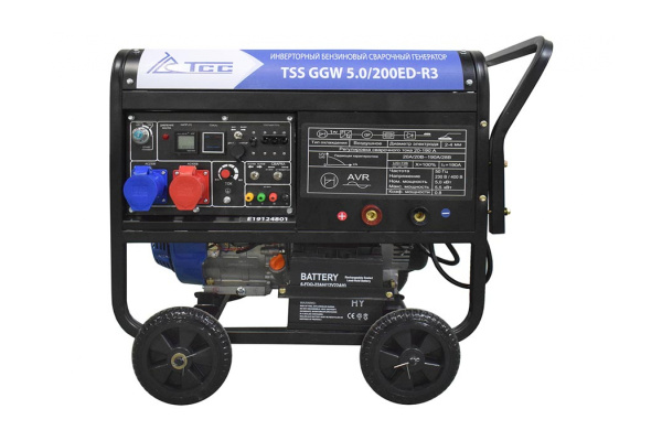Инверторный бензиновый сварочный генератор ТСС GGW 5.0/200ED-R3 026494