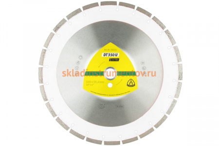 Круг отрезной алмазный универсальный (350х3,2х25,4 мм) KLINGSPOR 336221