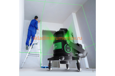 Лазерный уровень ADA ULTRALINER 360 4V Green Set А00497
