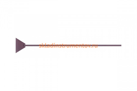 Скребок (металлическая труба, толщина полотна 2,5 мм, 190х120х1290 мм) КУРС 68138