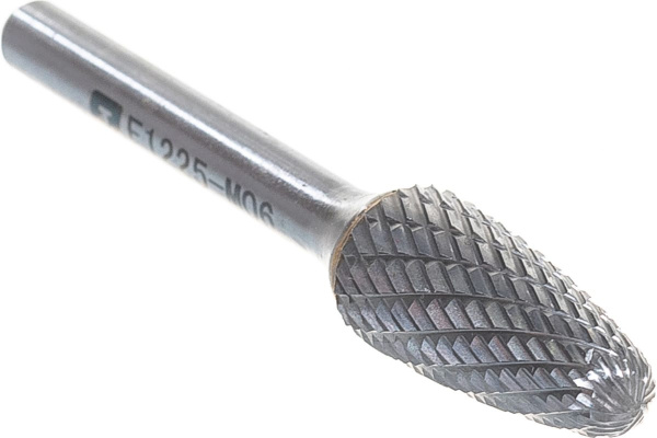 Борфреза твердосплавная гиперболическая со сферическим торцом (12х25 мм; хвостовик 6 мм) ПНЕВМО-ТРЕЙД F1225-M06