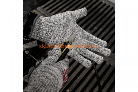 Перчатки из полиэтиленовой пряжи Jeta Safety Самурай 01, 5 класс, серые, JC051-С01/ХL