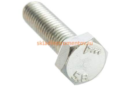 Болт с шестигранной головкой Зубр МАСТЕР ГОСТ 7798-70 класс прочности 5.8 оцинкованный M8x30мм 5кг (примерно 344 шт.) 303080-08-030