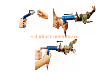 Пневматическое приспособление для утапливания поршней тормозного цилиндра в наборе AIST 00-00009622