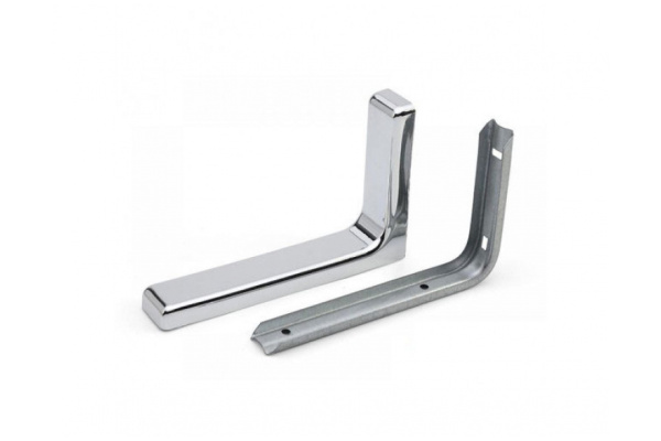 Кронштейн с декоративными накладками MFK-TORG хром L=240мм К-94