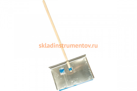 Тротуарная лопата, алюминий с черенком 600 х 400 мм СИБРТЕХ 61490