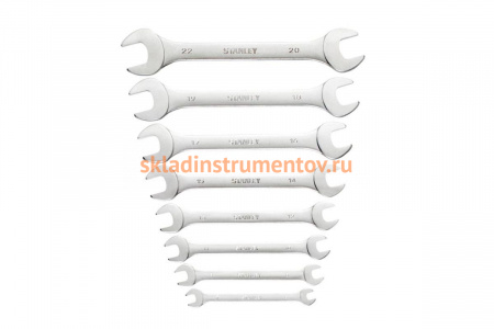 Набор рожковых гаечных ключей 8 шт, 6-22 мм Stanley Expert 1-95-768