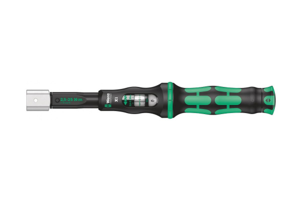 Динамометрический ключ для сменных инструментов WERA Click-Torque X 1 2.5-25 Нм, L-283 мм WE-075651