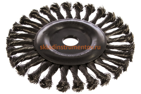 Щетка цилиндрическая со жгутовой нержавеющей проволокой Эксперт 571 (175 мм; 22.2 мм) Профоснастка 20806011