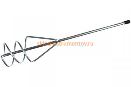 Миксер для песчано-гравийных смесей оцинкованный (100х500 мм; SDS+) Зубр 06037-10-50