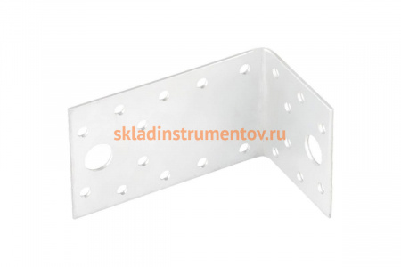 Крепежный асимметричный уголок СИБРТЕХ 2,0 мм, KUAS 130x50x65 мм P 46448