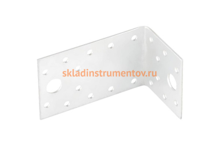Крепежный асимметричный уголок СИБРТЕХ 2,0 мм, KUAS 130x50x65 мм P 46448