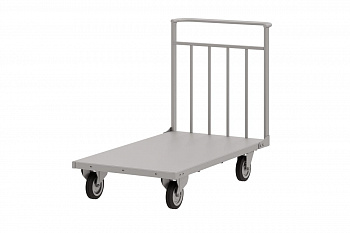 Тележка RUSKLAD платформенная усиленная, оцинкованная ТПУ Ц 7 (800х1400) d200мм усиленные