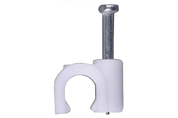 Скоба с оцинкованным гвоздём (100 шт; 4 мм) для крепления кабеля Stayer 4510-04