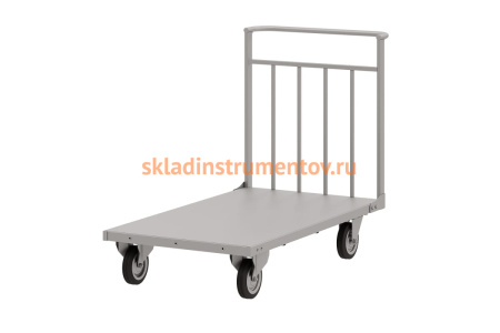 Тележка RUSKLAD платформенная усиленная, оцинкованная ТПУ Ц 10 (800х1800) d200мм усиленные Тележка RUSKLAD платформенная усиленная, оцинкованная ТПУ Ц 10 (800х1800) d200мм усиленные