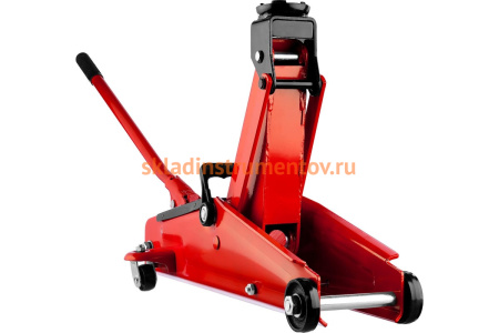 Гидравлический подкатной домкрат STAYER "RED FORCE", 3т, 135-400мм,  43154-3