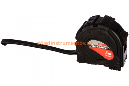 Рулетка 5 м х 19 мм Black MATRIX 31014