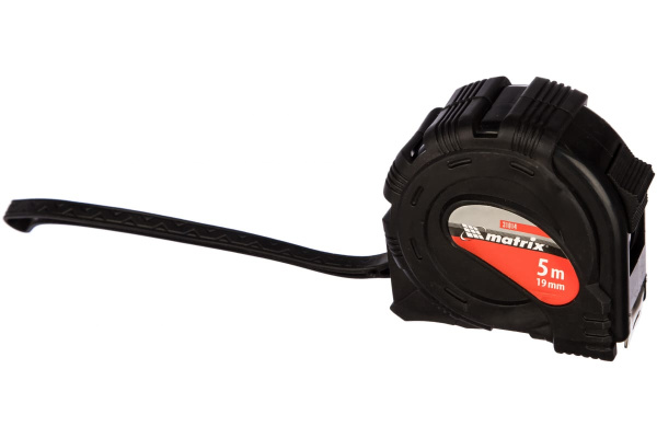 Рулетка 5 м х 19 мм Black MATRIX 31014