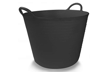 Корзина пластиковая черная №4 RUBI 55л 88774