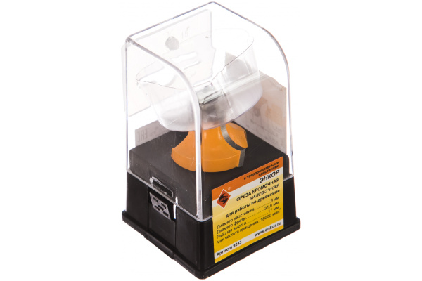 Фреза кромочная калевочная (31.8х17 мм; R 9.5 мм; хвостовик 8 мм) по дереву Энкор 9243