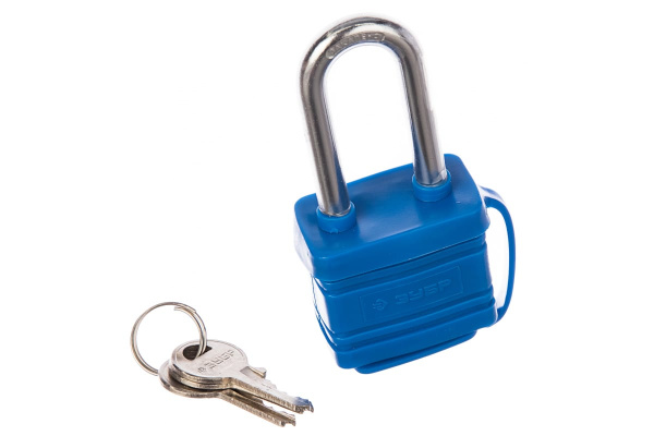 Навесной всепогодный замок 40 мм ЗУБР ЭКСПЕРТ 37212-40