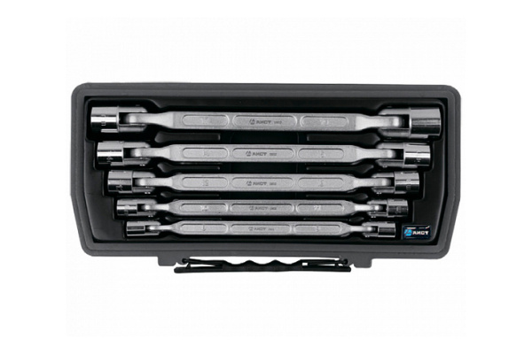 Набор торцевых карданных ключей AIST 8-19мм 5 предметов 0080205A-X 00-00002417