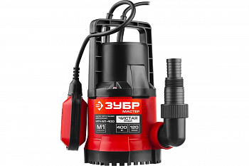 Дренажный насос для чистой воды Зубр МАСТЕР М1 НПЧ-М1-400