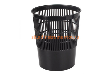 Корзина для бумаг BRAUBERG сетчатая, 14 литров, черная 237003 Корзина для бумаг BRAUBERG сетчатая, 14 литров, черная 237003