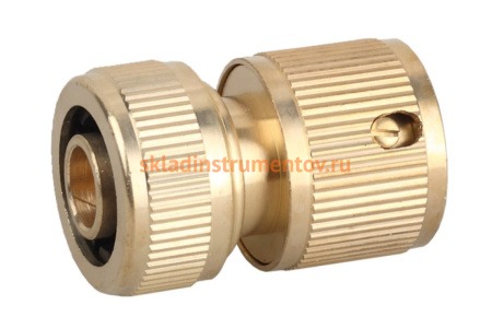 Соединитель быстросъёмный для шланга PROLine BC-34 (3/4"; латунь) Grinda 8-426126_z02