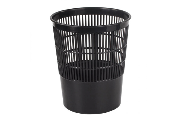 Корзина для бумаг BRAUBERG сетчатая, 14 литров, черная 237003 Корзина для бумаг BRAUBERG сетчатая, 14 литров, черная 237003