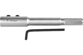 Удлинитель "МАСТЕР" (1/2"; 140 мм) для спирального сверла Левиса Зубр 2953-12-140