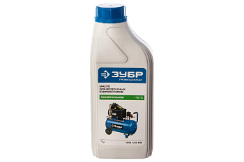 Масло компрессорное "ПНЕВМО-СТАНДАРТ" минеральное 1 л Зубр ЗМК-ПС