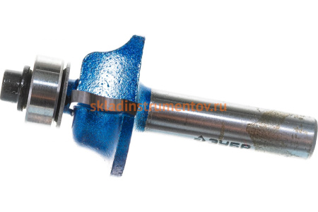 Фреза кромочная калевочная №6 ПРОФЕССИОНАЛ (28.6х12х55 мм; R4.8 мм; хвостовик 8 мм) Зубр 28707-28.6