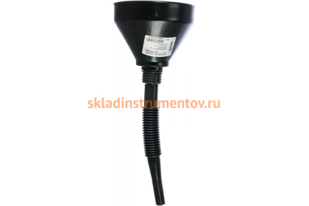 Воронка пластмассовая, D 160 мм с гибким наконечником для горюче-смазочных материалов SPARTA 537205