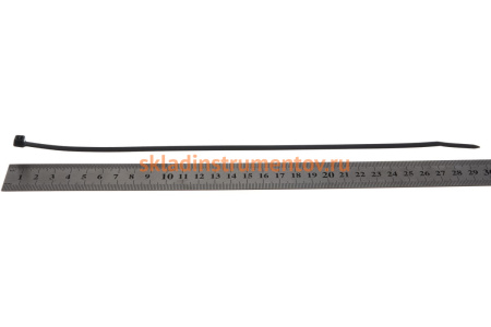 Нейлоновые хомуты Зубр черные, 4.5x300 мм, 100 шт. 309030-45-300