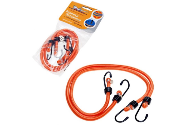 Набор резинок с металлическими крючками (2 штуки, 60 см, D-8 мм) Airline AS-R-01