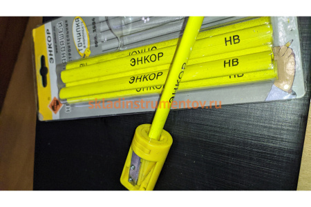 Набор карандашей + точилка Энкор 3684