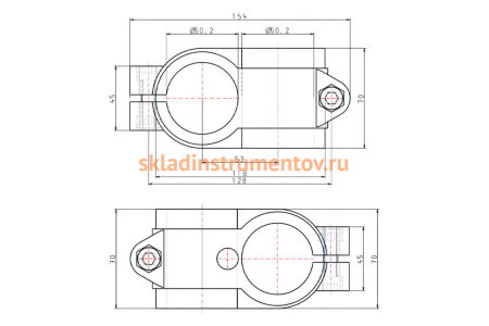 Крестовой зажим KIPP K0472.55050