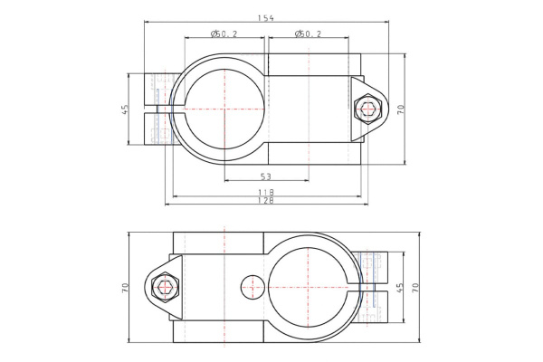 Крестовой зажим KIPP K0472.55050