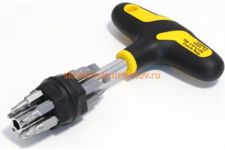 Отвертка с битами NAREX S Line Profi 880210