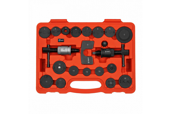 Инструмент для утапливания поршней тормозных цилиндров в наборе 21 предмет AIST 67944720 00-00009621