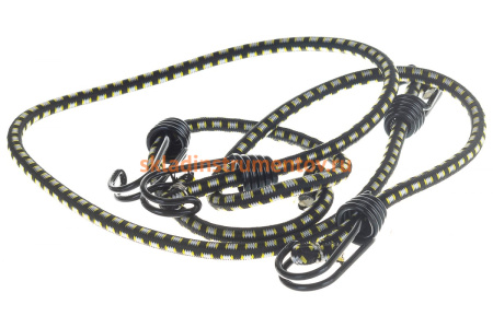 Шнур крепежный резиновый "PROFESSIONAL" 2 шт. (80 см; 8 мм) с двойным стальным крюком STAYER 40506-080