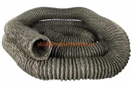 Серый универсальный шланг ПВХ длиной 10м, d 100мм, стенка 0,3мм JET PVP300.100.10