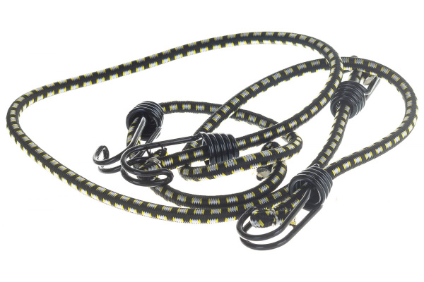 Шнур крепежный резиновый "PROFESSIONAL" 2 шт. (80 см; 8 мм) с двойным стальным крюком STAYER 40506-080